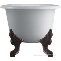 Freestanding Cast Iron Bathtub Classical Freestanding Double End Cast Iron Bath Tubs Supplier